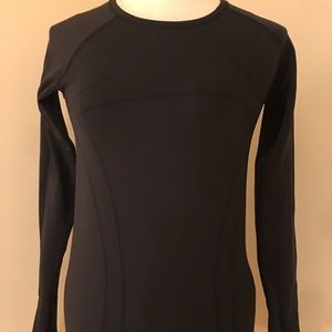 Long Sleeve Athletic Black Shirt (Size 12 Girls)